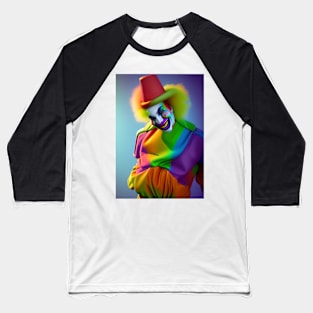 COLOURFUL (COLORFUL) CLOWNS Baseball T-Shirt